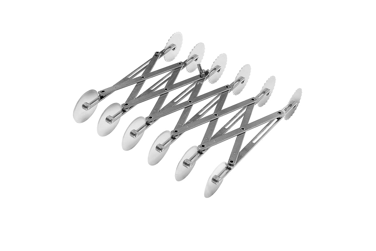 Ateco 6 Wheel Stainless Steel Cutter, 4 Inch Wheels