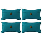 Outdoor Sunbrella Decorative Pillows Pack of 4, 20" x 12" Outdoor Pillow Set for Couch Bed Throw Patio Sofa, Airies Marble