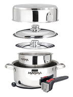 Magma A10-360L-IND 10 Piece Stainless Steel Nesting Cookware Set
