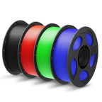 ANYCUBIC PLA Plus (PLA+), 3D Printer Filament 1.75mm Bundle, High Toughness, 1KG Spool, Black, White, Texture Grey, Pink, Red, Blue, Green, Orange, Yellow, Purple, 10KG in Total