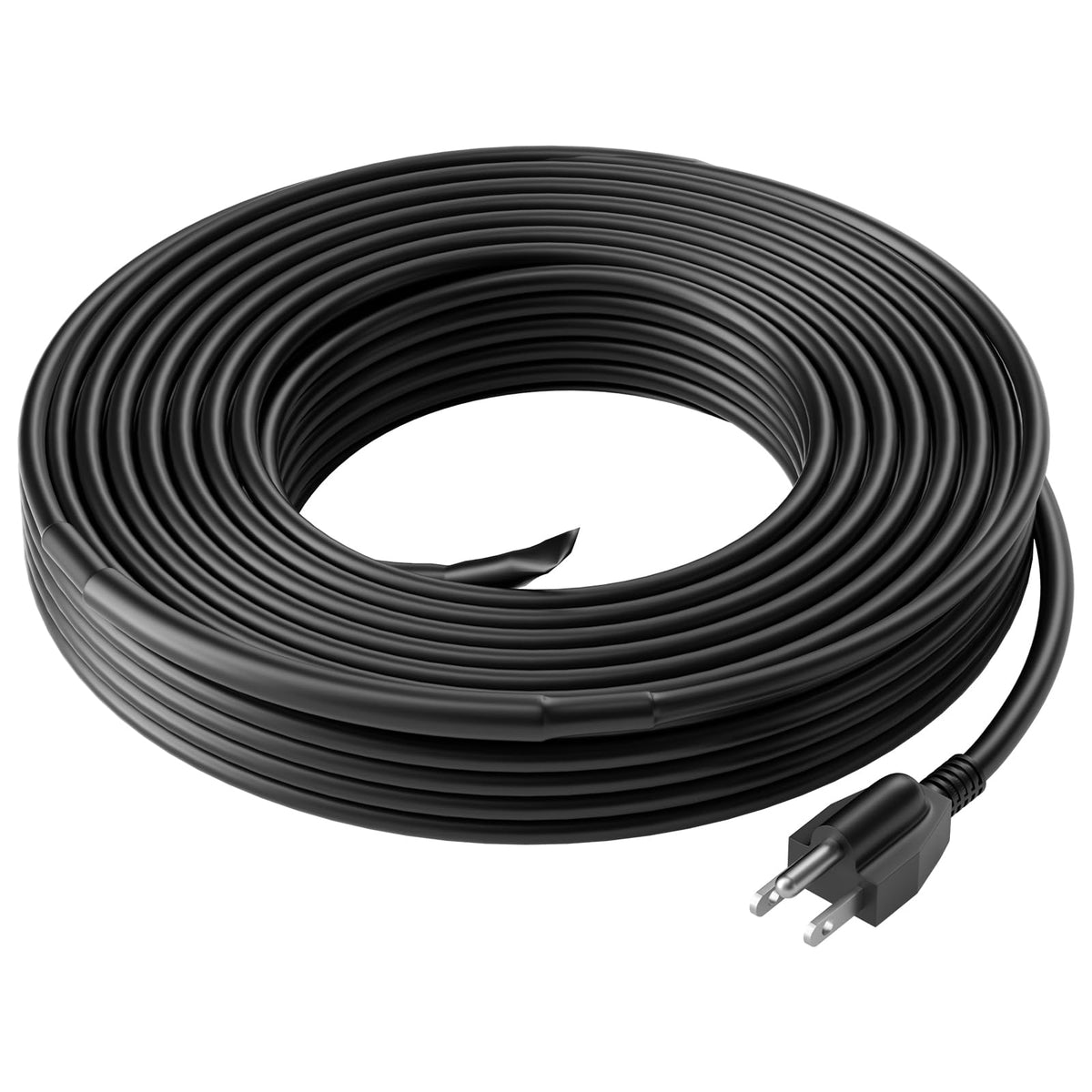 VEVOR Self-Regulating Pipe Heating Cable, 140FT 5W/FT Heat Tape for Pipes, Roof Snow Melting De-icing, Gutter and Pipe Freeze Protection