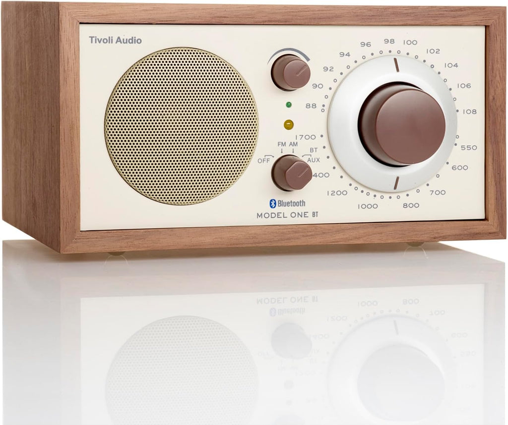 Tivoli Audio Model One Bluetooth AM/FM Radio (Walnut/Beige)