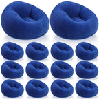 Realspring Inflatable Bean Bag Chairs,Coffee,4 Pcs