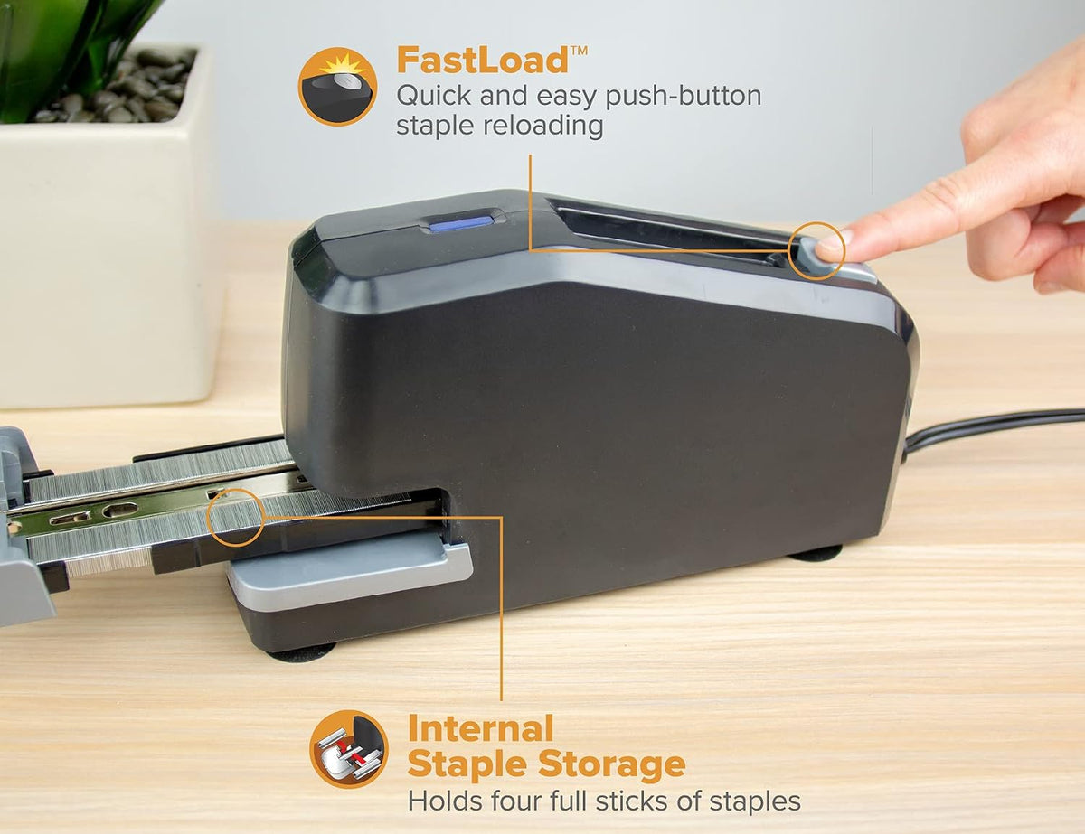 Bostitch Impulse 30 Sheet Stapler and Stanley Bostitch Heavy Duty Electric Pencil Sharpener Bundle