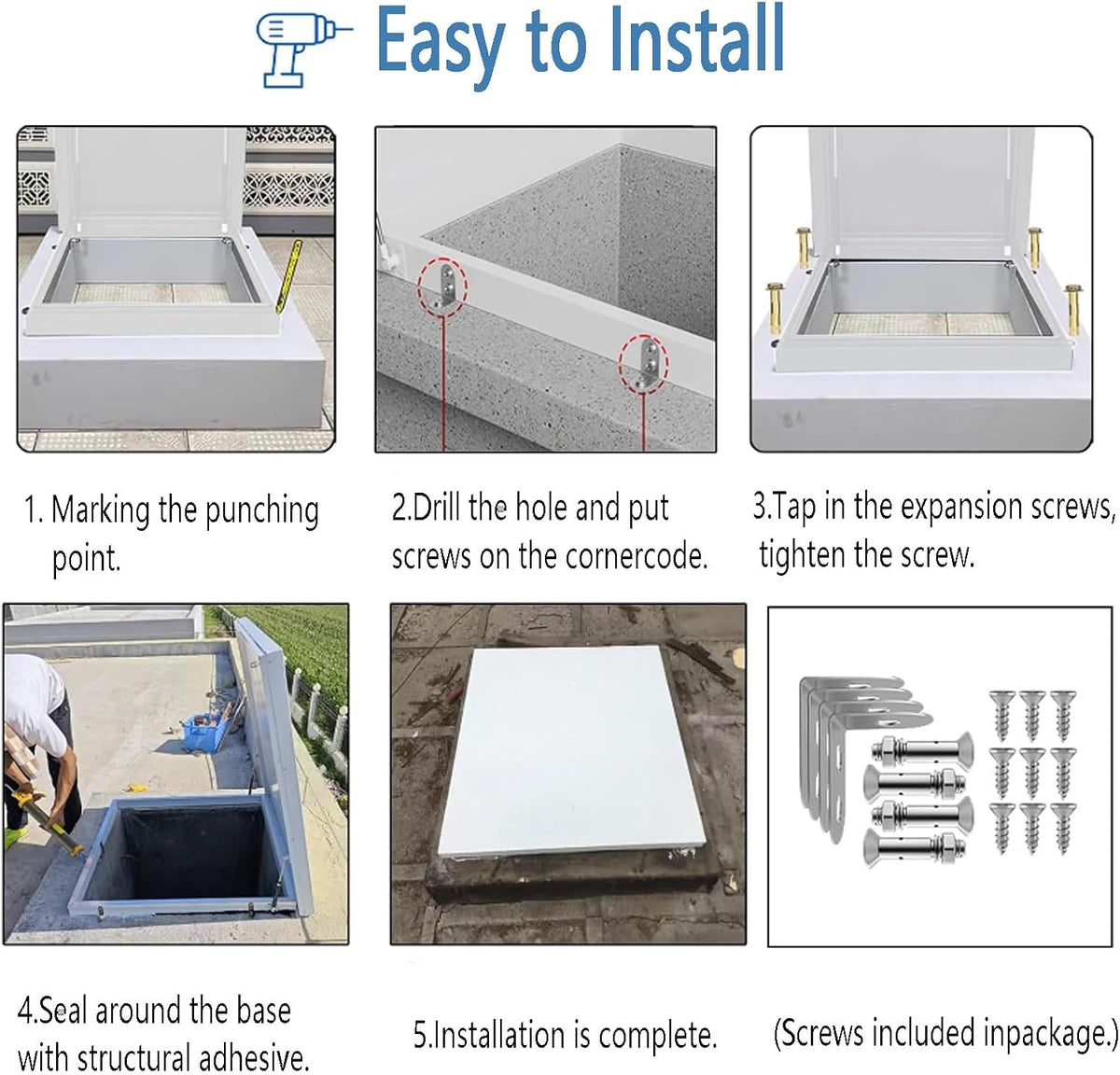 Roof Hatch Rooftop Hatch Cover Plate,House Rooftop Maintenance Hatch,Galvanized Powder Coated Ceiling Hatch Lid With handle,Roof Hatch Window for Emergency Access Lid,Weather Proofing Cellar Cover(60*