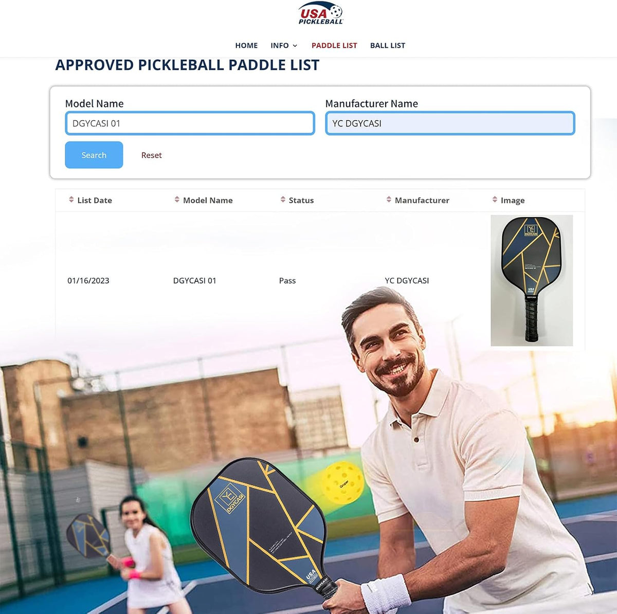 YC DGYCASI Pickleball Paddles Set of 4, USAPA Approved Pickleball Set, 4 Carbon Fiber Pickleball Rackets, 3 Outdoor Balls, 3 Indoor Balls, 4 Replacement Grip, 1 Bag for Women and Men