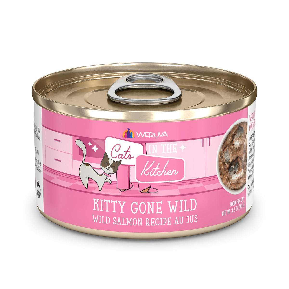 Weruva Cats in the Kitchen, Kitchen Cuties Variety Pack, Wet Cat Food, 6oz Cans (Pack of 24)