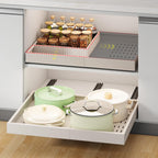 Fokyfok Pull Out Cabinet Organizer,23"-31"W,17"-24"D,Expandable,Adhesive