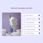 Mellow Marshmellow Comforter Full/Queen, All-Season Temperature Control