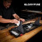 GLORYFIRE Elite Universal Gun Cleaning Kit, Cleaning Stand for All Caliber