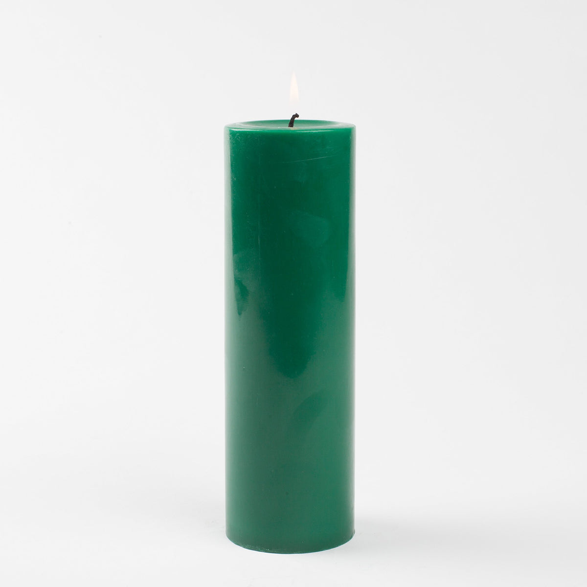 Richland® 3" X 3" Hand Poured Green Pillar Candle Set of 24