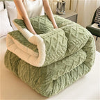 Breathable Warmth Fluffy Plush Double Sided Velvet Blanket,Thickened Super Soft Insulation Hibiscus Winter Quilt, Hibiscus Double Fabrics, for Cold Weather,Yellow,200x230cm/5k