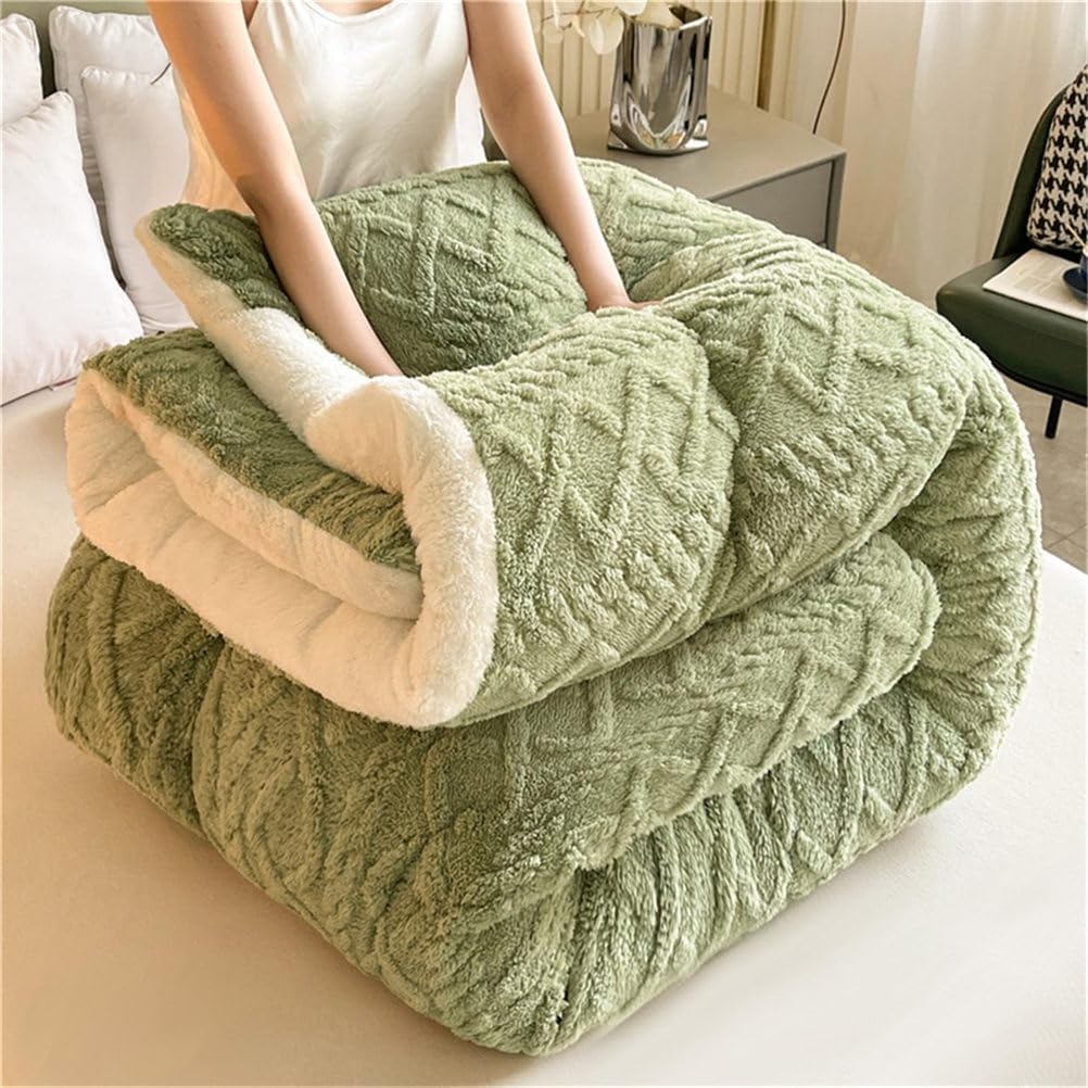 Breathable Warmth Fluffy Plush Double Sided Velvet Blanket,Thickened Super Soft Insulation Hibiscus Winter Quilt, Hibiscus Double Fabrics, for Cold Weather,Pink,180x220cm/4.5kg