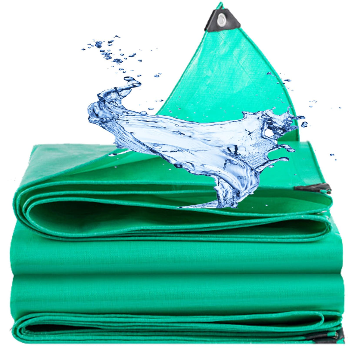 Tarp Heavy Duty Waterproof 13x26ft, Durable Uv Resistnat Windproof Protective Tarp Cover, Outdoor Tarp for Shed Canopy Frame Carport Rain Shelter, 180 G/M²