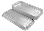 PACTOGO 11" x 5" x 1" Disposable Aluminum Foil Oblong Danish Cake Pans - Ideal Baking Tins for Sweets, Coffee Cakes, Danishes, Cookies, Brownies (Pack of 200)