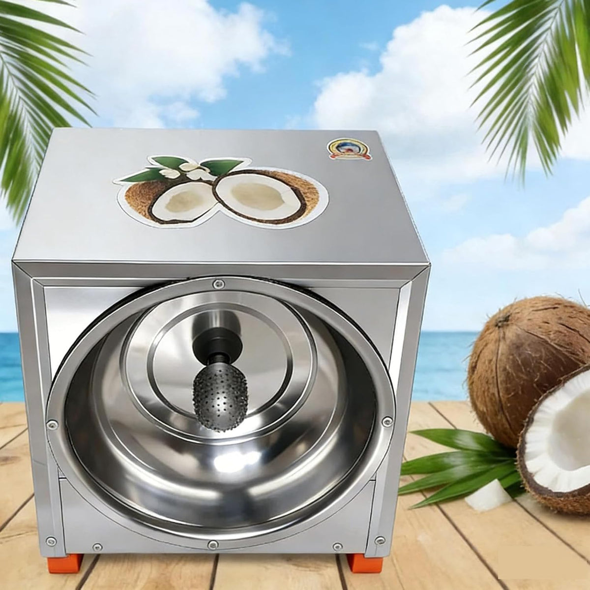 Commercial Electric Coconut Grater,Electric Coconut Planercoconut Scraper Coconut Meat Shredder,Coconut Planer for Coconut Processing Store,Restaurant,Bakery