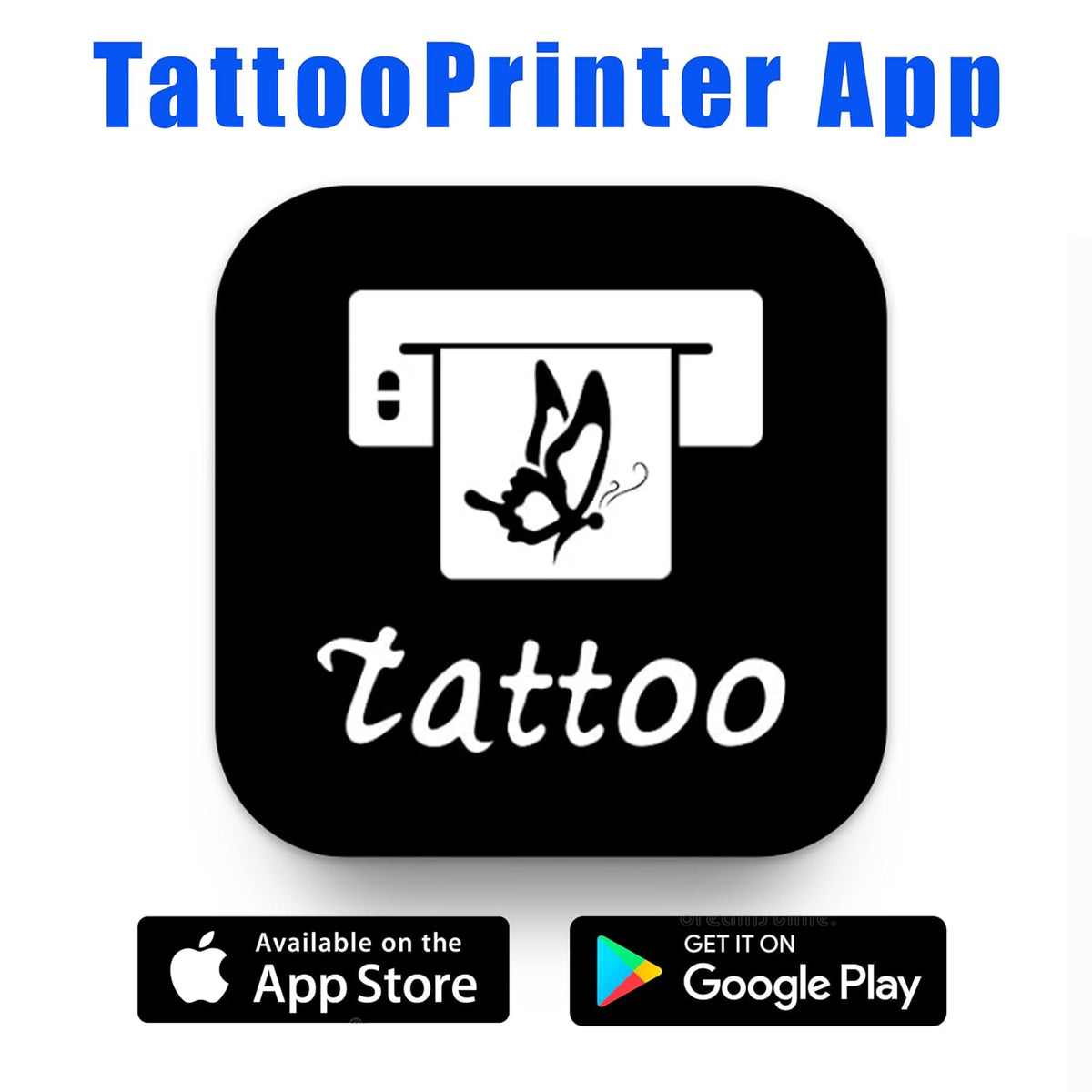 XTREME Eclipse S Tattoo Thermal Printer – Wireless Stencil Machine with App Control for Professional Tattoo Artists (Gold)