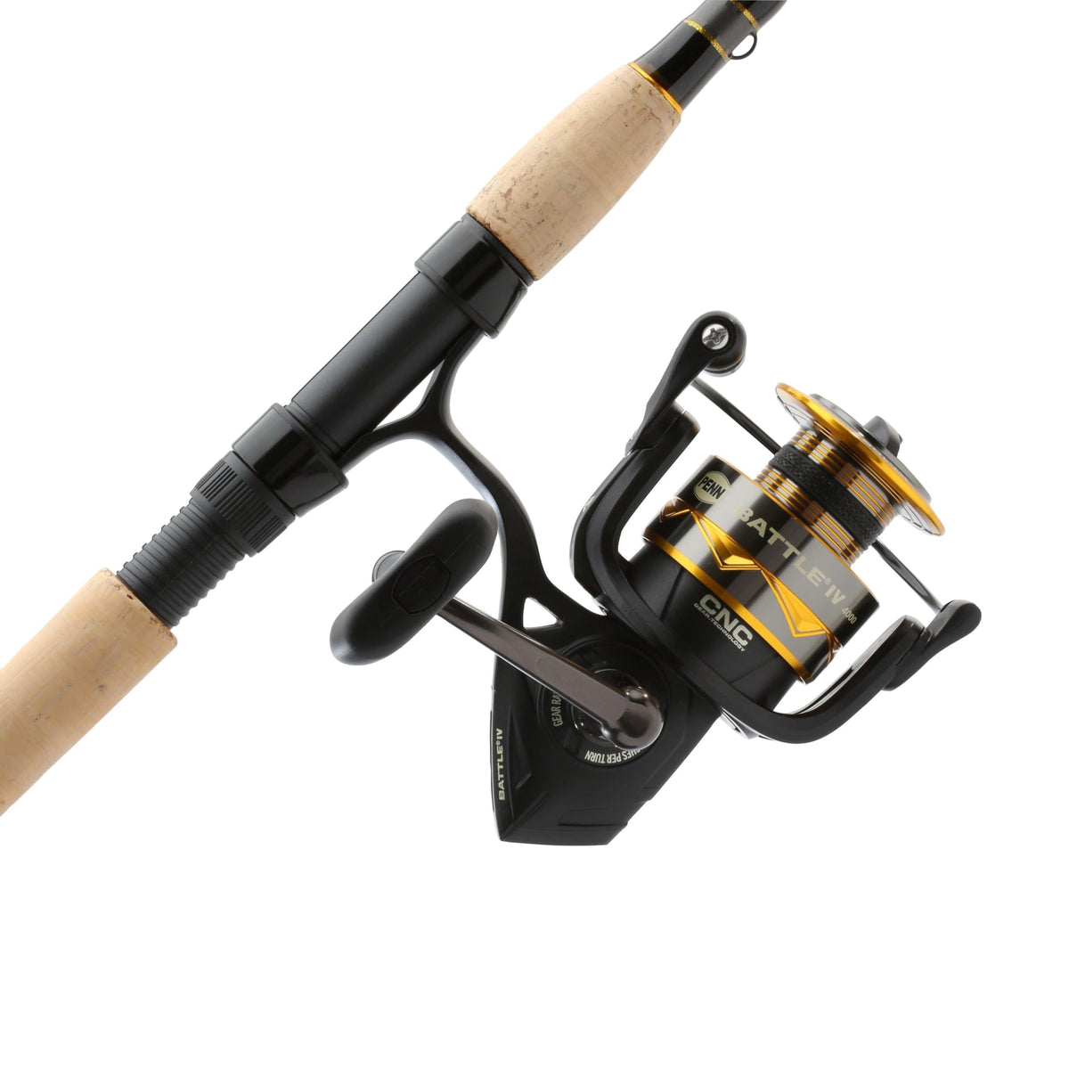 Penn Battle IV Spinning Reel and Fishing Rod Combo