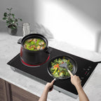 2 Burner Electric Cooktop, Electric Stove Hot Plate Portable Stove Top