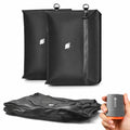 SUOCO Travel Pack Vacuum Kit, Vacuum Seal Bags for Clothing Travel with Cordless Pump, Carry-on Size Compression Packing Cubes for Luggage Suitcase Backpack, 4 Large
