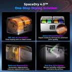 Creality Space Pi X4 Filament Dryer, 4-Roll 3D Printer Dry Box