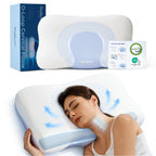 Bedsure Cervical Neck Pillow - Ergonomic Orthopedic Memory Foam Pillows