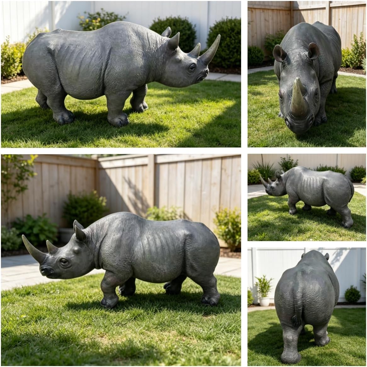26.38" Realistic Gorilla Garden Statue, Durable Resin Silverback Figurine for Outdoor Yard Patio,Lifelike Resin Wildlife Sculpture for Garden Patio Yard, Unique Gift for Animal Lovers