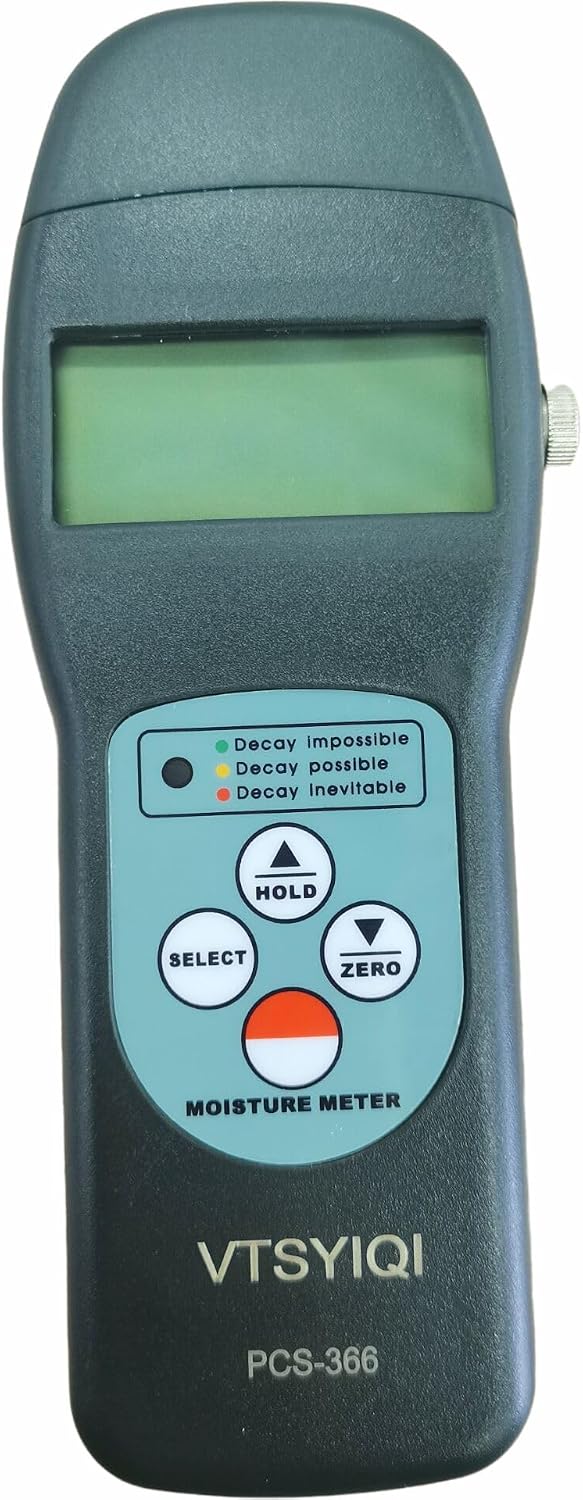 Grain Moisture Meter Maize Pepper Coffee Cocoa Bean Humidity Tester 7~30% for 36 Different Kinds Grains Wheat Peanut Coffee Bean Corn Rice Cocoa Bean Moisture Test