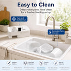 Waithem Automatic Cat&Dog Feeder and Waterer with Camera