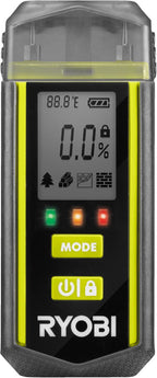 RYOBI - RBPINMM1 Moisture Tester – Wood and Building Materials Detection, Large LCD Display, Compact, Perfect Renovation
