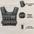 Gronk Fitness Weighted Vest | Adjustable Workout Vest