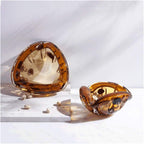 decor Cigarette Ashtray Light Luxury Indoor And Outdoor Ash Tray, For Patio Home Office Decoration-amber Ash Holder cigar