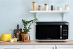Magic Chef Countertop Microwave Oven, 1.6 Cu Ft, 1100W, Stainless Steel