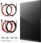 200W Solar Panel Kit,100W Solar Panel,Brackets,2.5m Cable,6m Cable