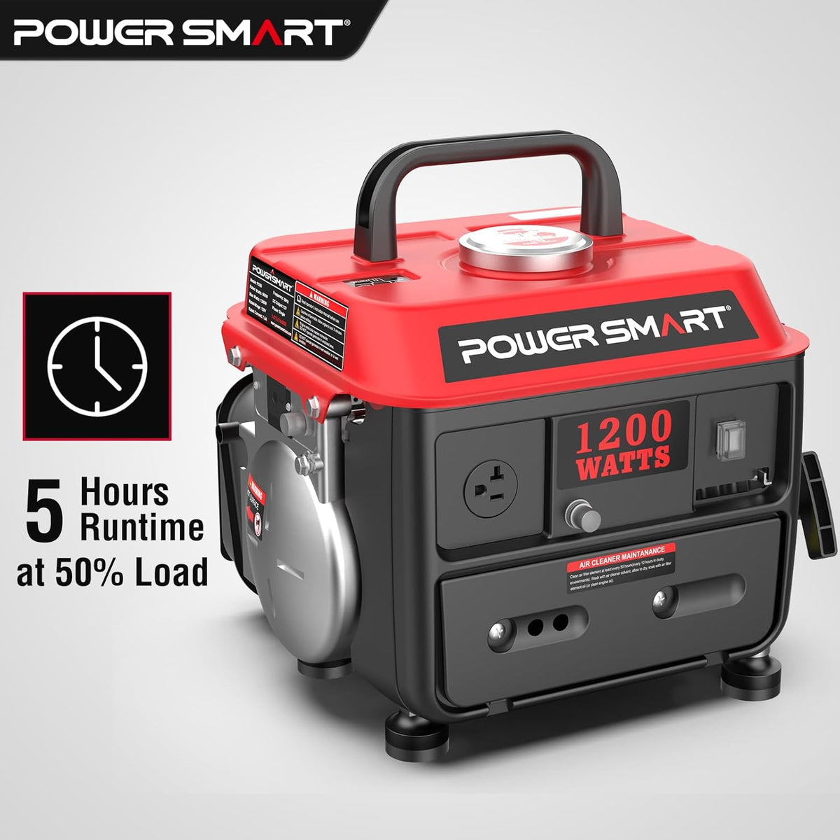 PowerSmart 1200 Watt Portable Generator for Camping