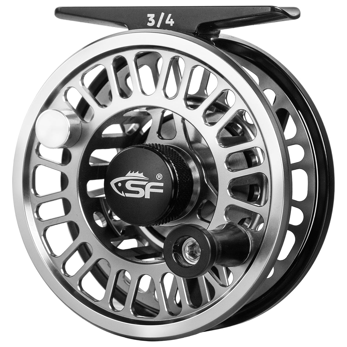 SF SF-003 Pro Fly Fishing Reel for Freshwater,CNC Precision Machining Process,Mid Arbor Design,Smooth Drag System,Lightweight Aluminum Body