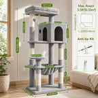 Globlazer Cat Tree Tower with Scratching Post for Indoor Cats, F53