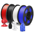 ANYCUBIC PLA Plus (PLA+), 3D Printer Filament 1.75mm Bundle, High Toughness, 1KG Spool, Black, White, Texture Grey, Pink, Red, Blue, Green, Orange, Yellow, Purple, 10KG in Total