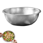 Pure Titanium Mixing Bowl for Kitchen, Healthy Durable Titanium Salad Bowls for Mixing, Dishwasher Safe, Oven Safe & Refrigerator Safe, for Baking, Salad Tossing, Cooking and Prepping,2.52QT