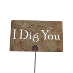 Funny Garden Stake 20 to 33 Inches Tall (Our Garden, XL 33" Tall)