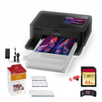 Canon SELPHY CP1500 Compact Photo Printer Accessory Cleaning (White) Bundle