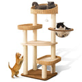 SHODMI 54" Modern Cat Tree Tower for Indoor Cats, Large & Multi-Cat Homes