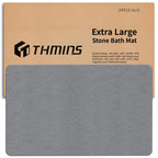 THMINS Extra Large Stone Bath Mat, 36''x24'' Stone Shower Mat