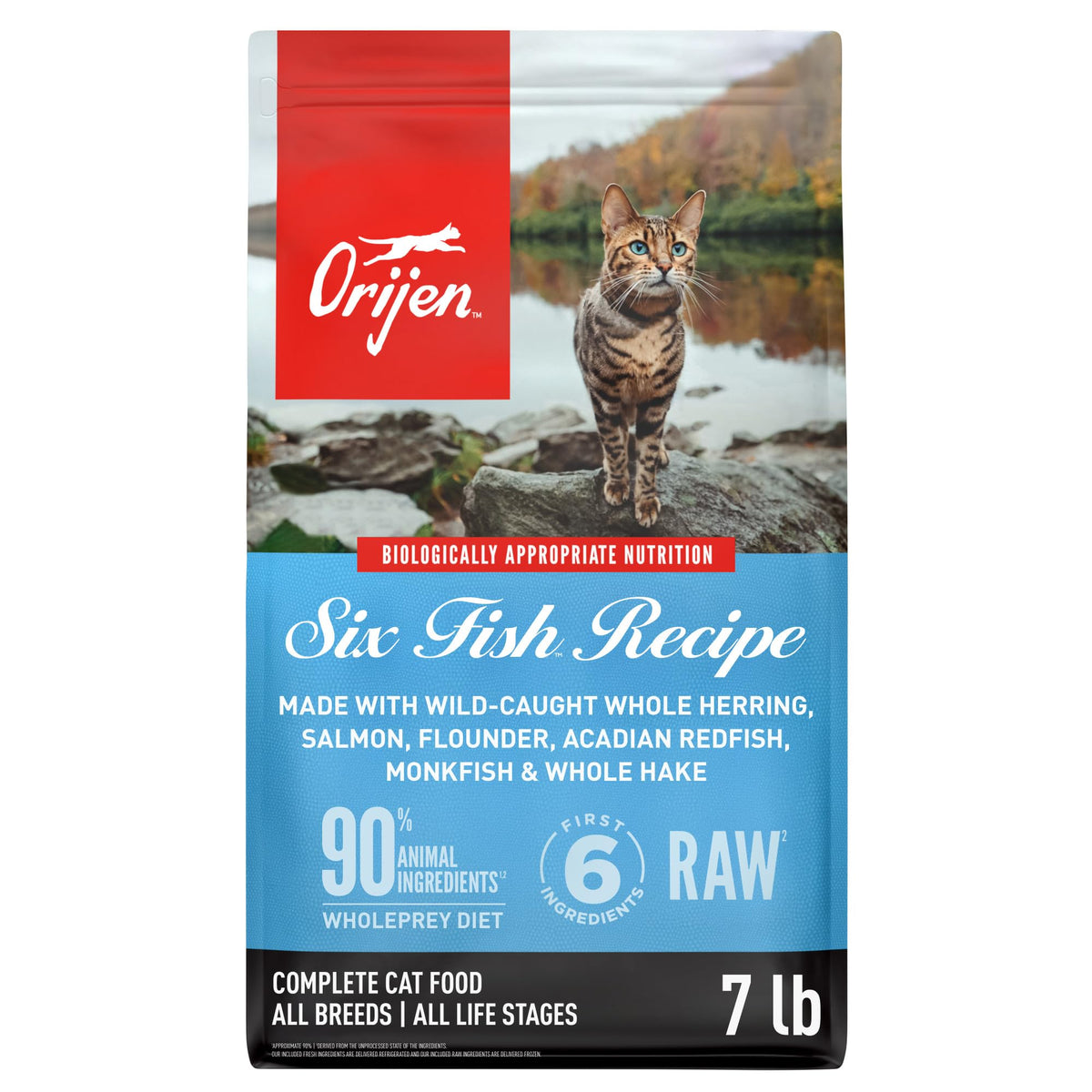 ORIJEN Grain Free WHOLEPREY Dry Cat Food Original Recipe 12lb Bag