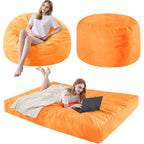 Bean Bag Chairs for Adults - Giant Bean Bag Convertible Floor Sofa