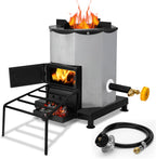 Outdoor Camping Stove, Portable Wood Burning Rocket Stove