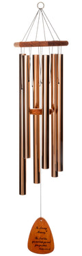 In Loving Memory 18-inch Windchime, Silver w/The Lord Bless You and Keep You… w/Customization