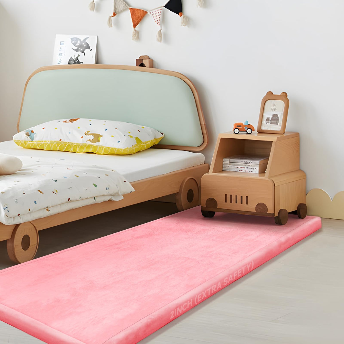 Huloo Sleep Large 1.3" Thick Baby Play Mat for Floor, 79"×59"(Dark Gray)