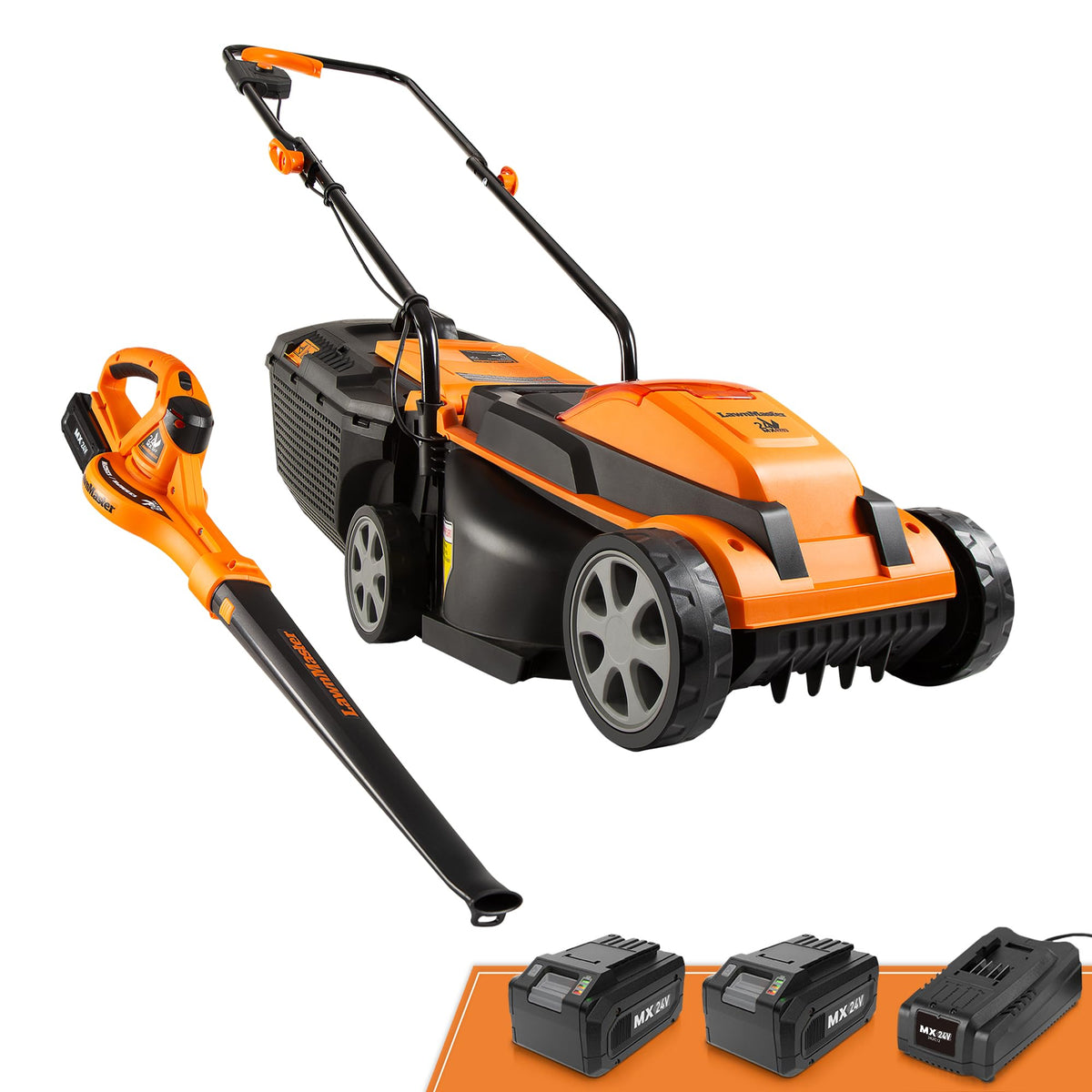 LawnMaster MEB1114K Electric Corded Lawn Mower 15-Inch 11AMP