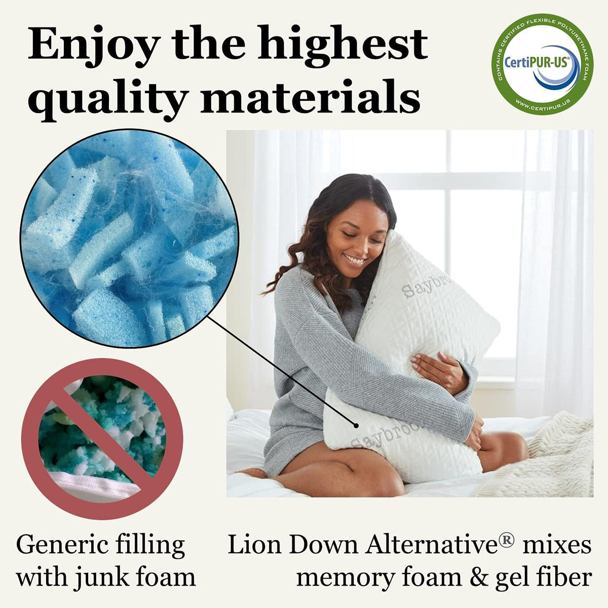 Saybrook Adjustable Pillow